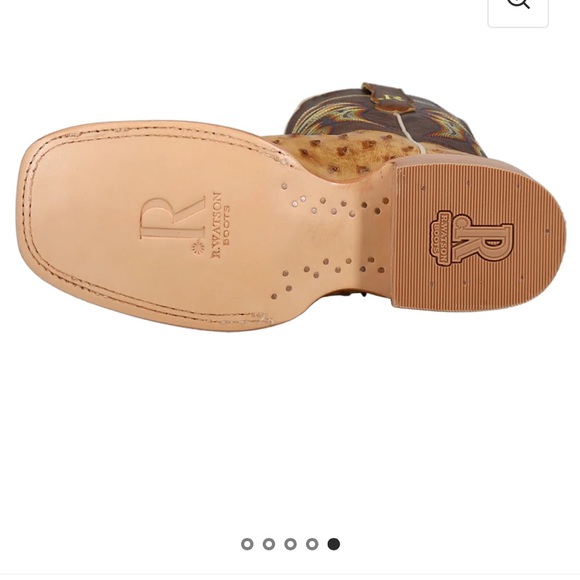 Full quill, ostrich, boots, handmade R Watson Size 9 - Picture 9 of 10